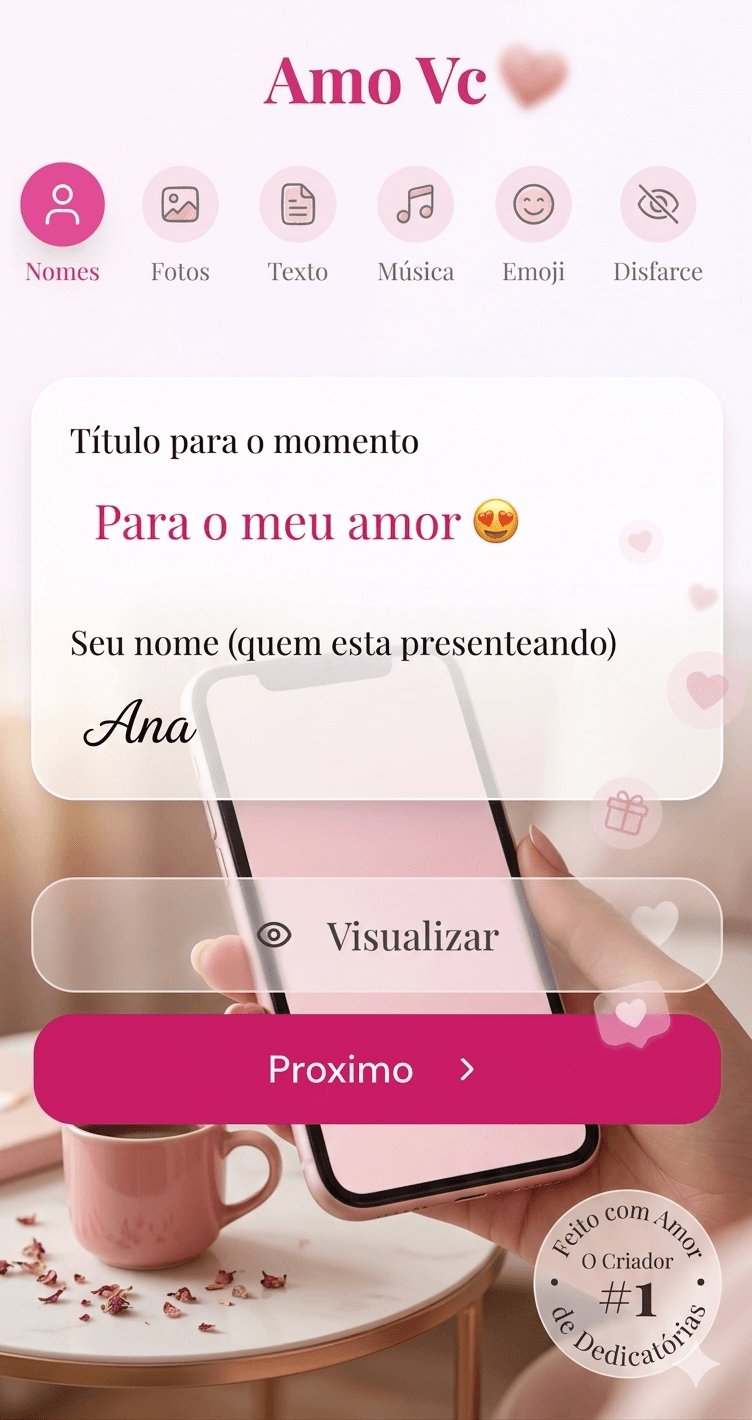 Exemplo de dedicatoria